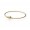Pandora Bracelets Bangle 14K Gold Bangle W Signature Clasp