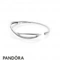 Pandora Bracelets Bangle Entwined Bangle Bracelet