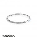 Pandora Bracelets Bangle Radiant Hearts Of Air Blue Enamel