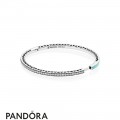 Pandora Bracelets Bangle Radiant Hearts Of Bright Mint Enamel
