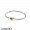 Pandora Bracelets Classic Silver Charm Bracelet With 14K Gold Clasp