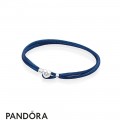 Pandora Bracelets Cord Dark Blue Fabric Cord Bracelets