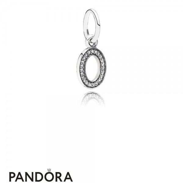 Pandora Alphabet Symbols Charms Letter O Pendant Charm Clear Cz