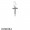 Pandora Alphabet Symbols Charms Letter T Pendant Charm Clear Cz