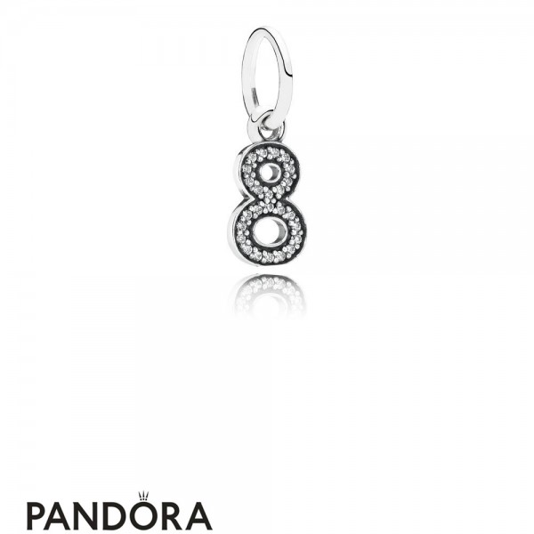 Pandora Alphabet Symbols Charms Symbol Of Infinity Pendant Charm Clear Cz