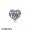 Pandora Birthday Charms December Signature Heart Charm London Blue Crystal