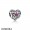 Pandora Birthday Charms July Signature Heart Charm Synthetic Ruby