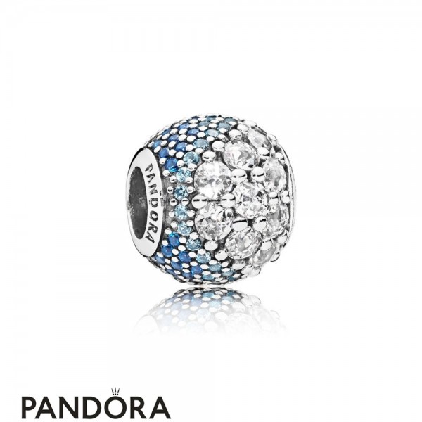 Women's Pandora Blue Enchanted Pave Charm Jewelry