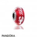 Women's Pandora Boston Lobster Murano Charm White Enamel