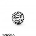 Women's Pandora Charm Inscription I Love You Openwork