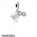 Women's Pandora Charm Pendentif Amitie eternelle