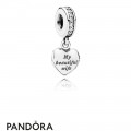 Women's Pandora Charm Pendentif Ma Ravissante epouse