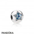 Pandora Clips Charms Bright Star Clip Multi Colored Crystals