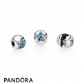 Pandora Clips Charms Bright Star Clip Multi Colored Crystals