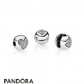Pandora Clips Charms Heart Of Winter Clip Clear Cz