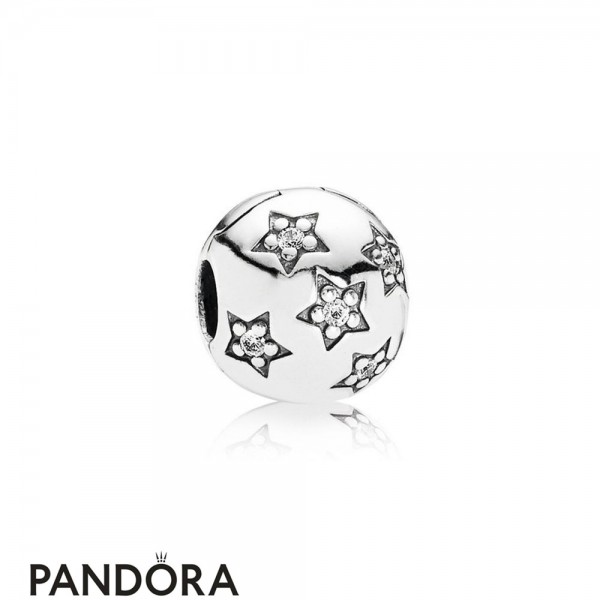 Pandora Clips Charms Twinkle Twinkle Clip Clear Cz