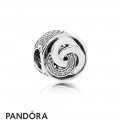 Pandora Contemporary Charms Interlinked Circles Charm Clear Cz