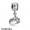Pandora Fairy Tale Charms My Princess Pendant Charm Clear Cz