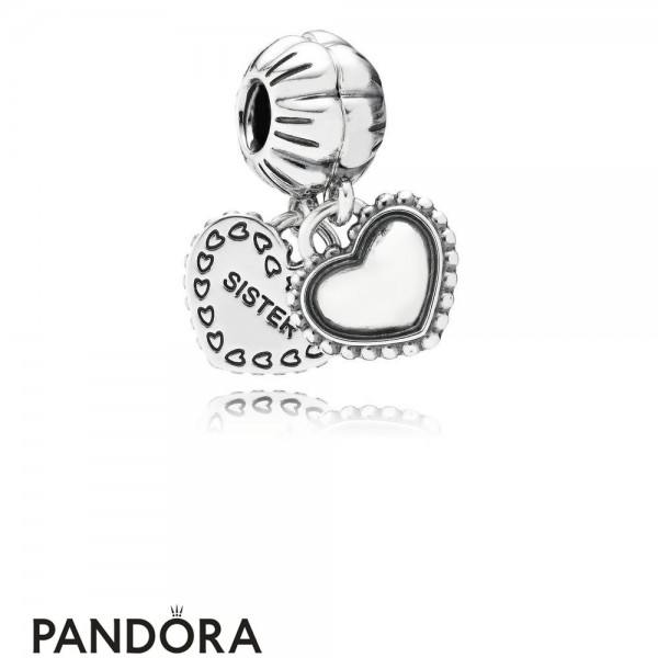 Pandora Family Charms My Special Sister Two Part Pendant Charm