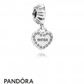 Pandora Family Charms My Special Sister Two Part Pendant Charm