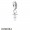 Pandora Family Charms Pacifier Pendant Charm Clear Cz