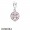 Women's Pandora Firefighter Pendant Charm Mixed Enamel