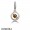 Women's Pandora Football Dangle Charm Mixed Enamel