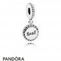 Women's Pandora Hockey Dangle Charm Mixed Enamel