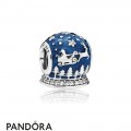 Pandora Holidays Charms Christmas Night Charm Midnight Blue Enamel Clear Cz