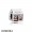 Pandora Holidays Charms Christmas Santa's Home Charm White Translucent Red Enamel