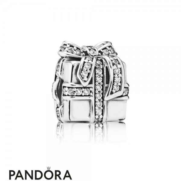 Pandora Holidays Charms Christmas Sparkling Surprise Charm Clear Cz