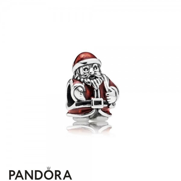 Pandora Holidays Charms Christmas St Nick Charm Red Enamel