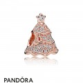 Pandora Holidays Charms Christmas Twinkling Christmas Tree Charm Pandora Rose Clear Cz