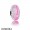 Pandora Inspirational Charms Survivor Charm Pink Murano Glass Pink Enamel