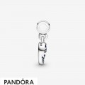 Women's Pandora My Blue Ocean Wave Dangle Charm