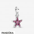 Women's Pandora My Pink Starfish Dangle Charm