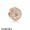 Pandora Nature Charms Opulent Floral Charm 14K Gold Multi Colored Crystals Clear Cz