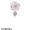 Pandora Nature Charms Poetic Blooms Soft Pink Enamel Clear Cz