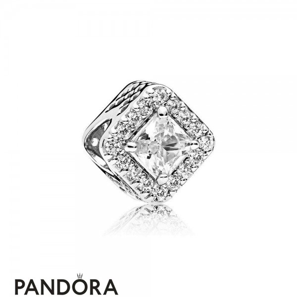 Pandora Passions Charms Chic Glamour Geometric Radiance Charm Clear Cz