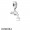 Pandora Passions Charms Nautical Playful Dolphin Pendant Charm Clear Cz