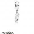 Pandora Passions Charms Sports Recreation Running Shoe Pendant Charm Clear Cz