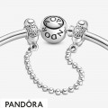 Women's Pandora Paved And Beaded Comfort Chain Charm