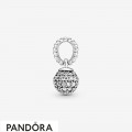 Women's Pandora Paved Ball Pendant