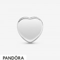 Women's Pandora Pavement Heart Clip Charm