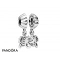 Pandora Pendant Charms Best Friends Forever Butterfly Two Part Charm