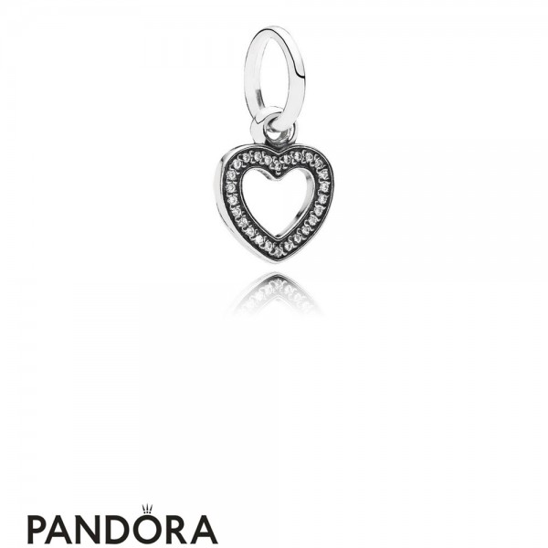 Pandora Pendant Charms Symbol Of Love Pendant Charm Clear Cz