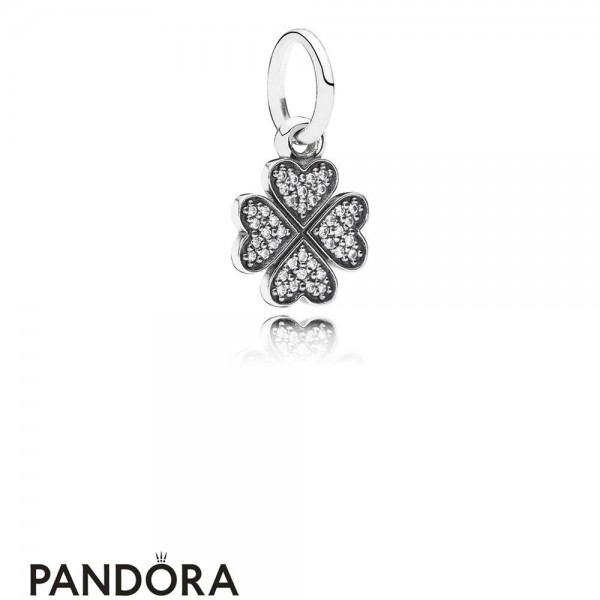 Pandora Pendant Charms Symbol Of Lucky In Love Pendant Charm Clear Cz