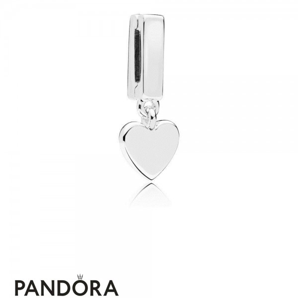 Pandora Reflexions Floating Heart Clip Charm