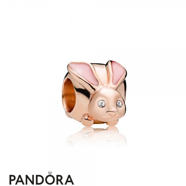 Women's Pandora Rose Cute Bunny Charm