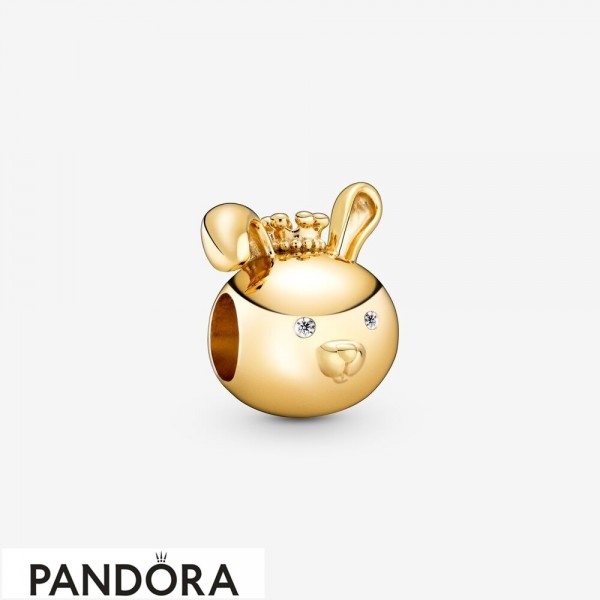 Women's Pandora Shining Rabbit Charm
